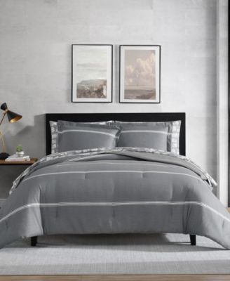 Реверсивный комплект из микрофибры с шевроном и полосками Eddie Bauer, 5 предметов Комплект постельного белья, два