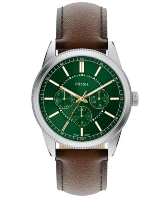 Мужские многофункциональные часы Pearson из коричневой кожи Fossil, 42 мм