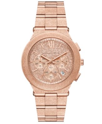 Женские часы Michael Kors с хронографом Billie из нержавеющей стали цвета розового золота, 40 мм