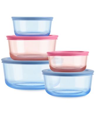 Тонированный Pyrex Simply Store, 10 шт. Круглый набор для хранения
