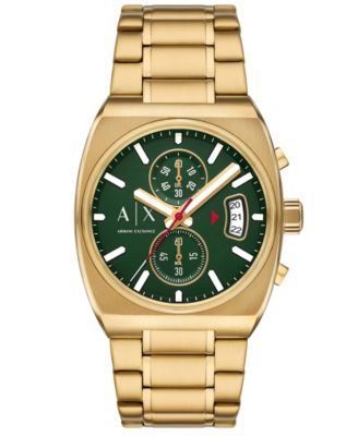 Мужские часы A|X Armani Exchange кварцевый хронограф 40 мм, золотистые