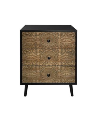 Шкаф для хранения CASAINC 1шт 30 " Ручной работы из дерева с 3 выдвижными ящиками и сосновыми ножками