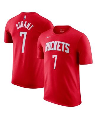 Мужская футболка Nike Kevin Durant Red Houston Rockets Icon Edition с именным номером Кевина Дюранта