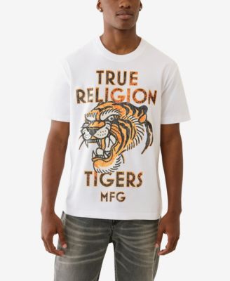 Мужская винтажная футболка с коротким рукавом True Religion Tiger Vintage от True Religion