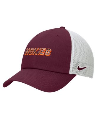 Мужская темно-бордовая кепка дальнобойщика Nike Virginia Tech Hokies On-Field Club с регулируемой посадкой, красная