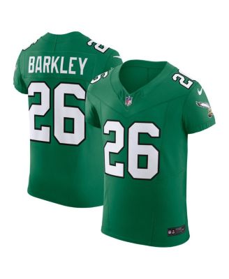 Мужская футболка Nike Saquon Barkley Kelly Green Philadelphia Eagles Alternate Vapor F.U.S.E. Elite
