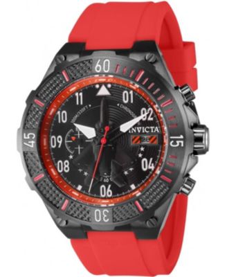 Мужские многофункциональные кварцевые часы Invicta Aviator 39897 с черным циферблатом