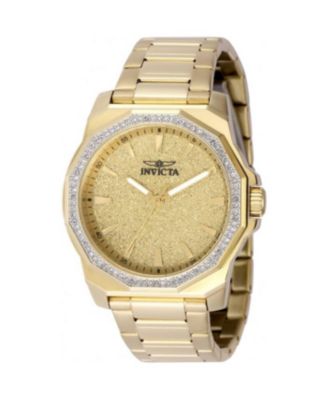 Мужские кварцевые часы Invicta 49127 Speedway с золотым циферблатом и 3 стрелками золото