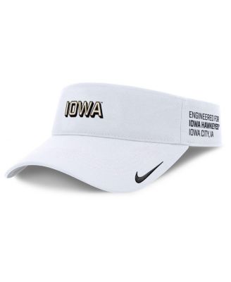 Мужская белая бейсболка Nike Iowa Hawkeyes 2025 с регулируемым козырьком для игры на поле, Ace Performance Ace с регулируемым козырьком, белая