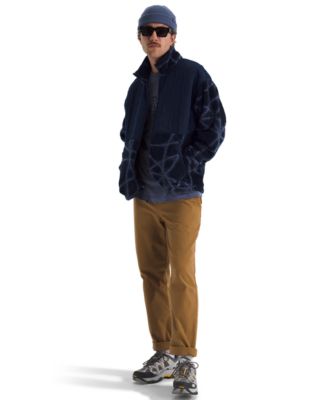 Мужская флисовая куртка The North Face Cabin с принтом на молнии