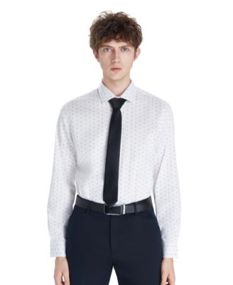 Мужская рубашка с ровным точечным принтом Bar III, эксклюзивная модель Macy's