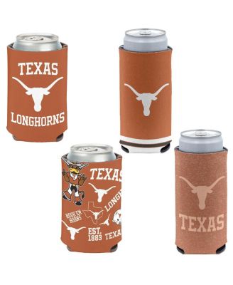 Wincraft Texas Longhorns, 4 упаковки по 12 унций. Набор для охлаждения консервных банок Can Slim