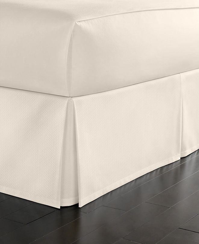 Martha Stewart Collection Full Cotton Pique Bedskirt & Reviews Sheets