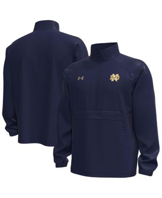 Мужская темно-синяя куртка-анорак Under Armour Notre Dame Fighting Irish Unstoppable из ткани на молнии