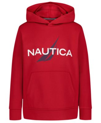 Сетчатый пуловер с капюшоном Nautica для мальчиков 8-20 лет J-Class, красный