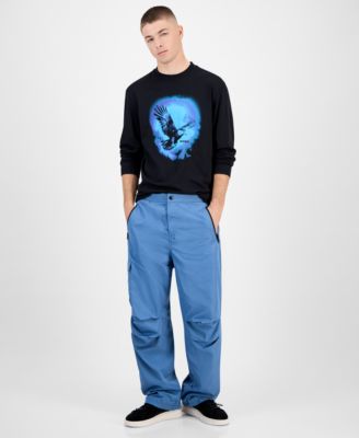 Брюки Hugo Boss Gokla прямого кроя с плиссировкой до колена