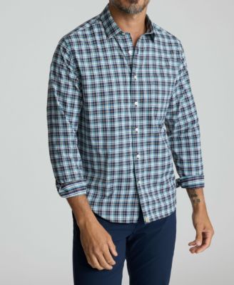 Мужская рубашка Kaiser на пуговицах без складок обычного покроя без застежки