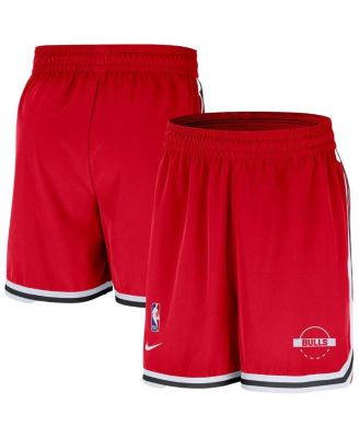 Мужские спортивные шорты Nike Red Chicago Bulls Authentic Practice DNA, сплетенные из ткани красного цвета