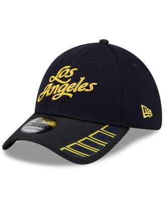 Мужская шапка New Era Men's Midnight Blue из коллекции Los Angeles Rams 2025 Rivalries Fan Pack 39-го размера Flex Hat