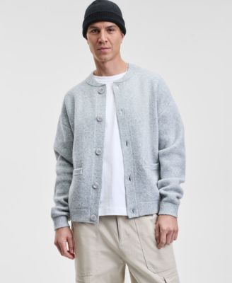 Мужской кардиган-жакет свободного кроя Mode of One с длинным рукавом и пуговицами спереди, эксклюзивный Macy's