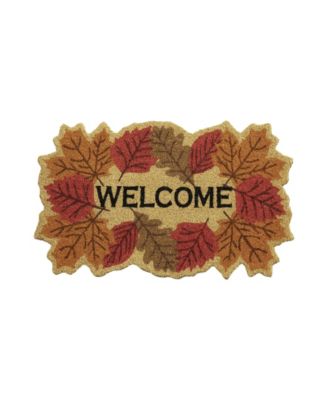 Уличный коврик из кокосовой койры VCNY Home Welcome Leaf, 18