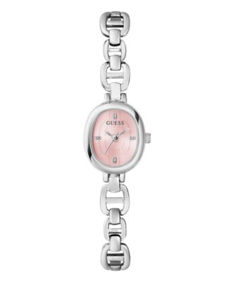 Женские аналоговые часы GUESS серебристого цвета, серебро 21 мм