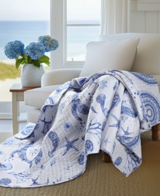 Двусторонний стеганый плед Levtex Batik Ocean, 50
