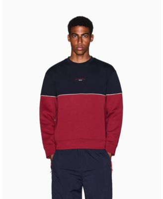 Мужская толстовка с круглым вырезом и вышитым по центру логотипом A|X Armani Exchange от Color Block