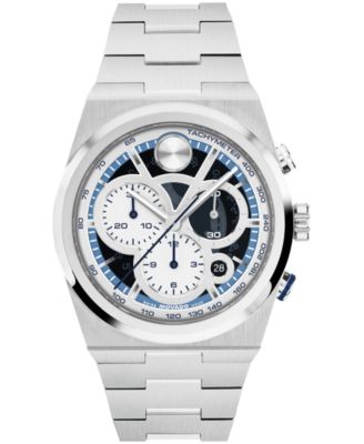 Мужские часы Movado Bold Quest Swiss Quartz Chrono из нержавеющей стали, 40 мм