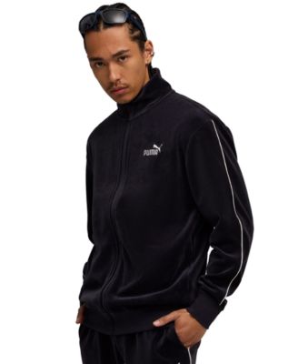 Мужская велюровая спортивная куртка Puma с длинным рукавом