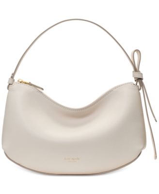 сумка через плечо из кожи с галькой kate spade new york Loop Medium коричнево-бежевого цвета