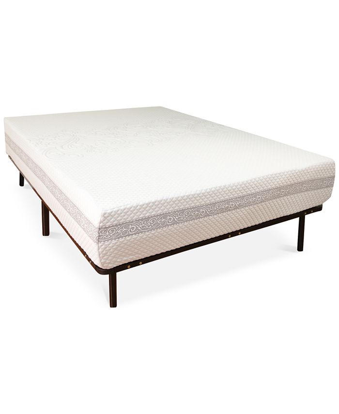 Sleep Trends Europa Wood Slat and Metal Platform Bed Frame Queen & Reviews Mattresses Macy's