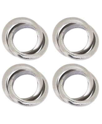 Кольцо для салфеток Saro Lifestyle Interlock, набор из 4 штук