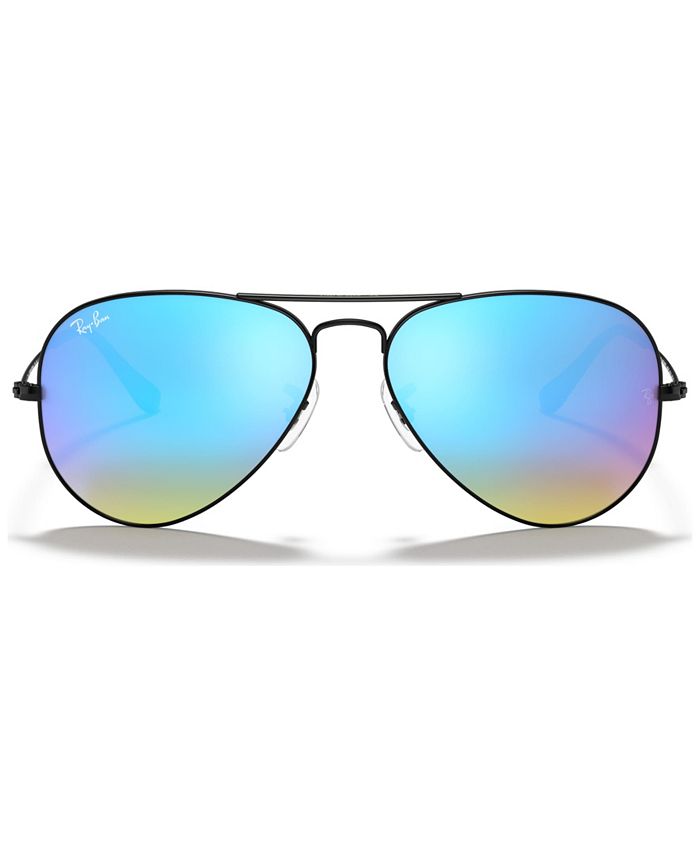 Ray Ban Sunglasses Rb3025 Aviator Flash Lenses Gradient Reviews Sunglasses By Sunglass Hut Handbags Accessories Macy S