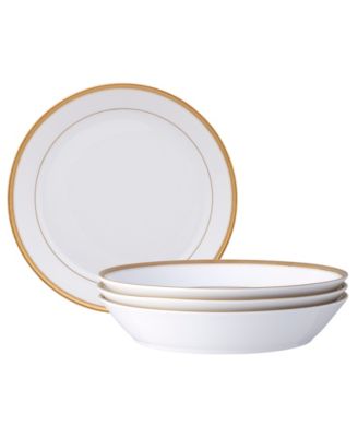 Столовые приборы Noritake Charlotta Coupe, набор из 4-х тарелок