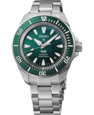 Мужские дайверские часы Seiko Prospex автомат 41,7 мм, зеленые