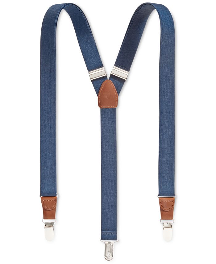 Club Room Men's Solid Suspenders, Created for Macy's" & Reviews All