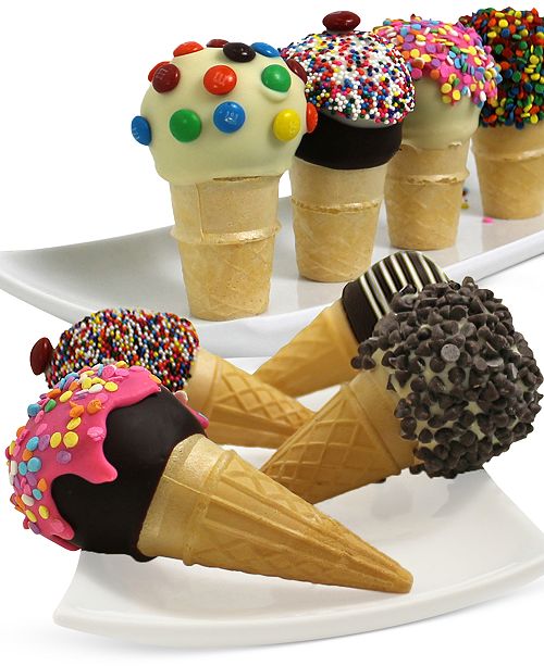 Chocolate Covered Company 8 Pc Ice Cream Cake Pops Reviews Food Gourmet Gifts Dining Macy S