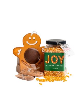 Подарочный набор для приготовления попкорна Wabash Valley Farms с соленой карамелью и какао Joy, 2,5 фунта.