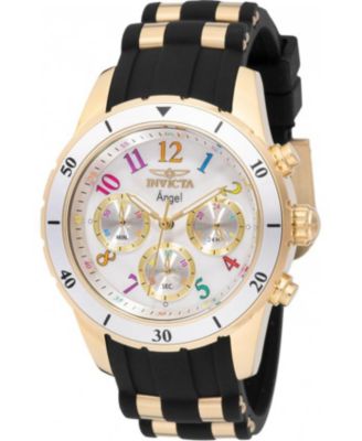 Женские часы Invicta 49803 Angel Quartz VD54 с белым циферблатом
