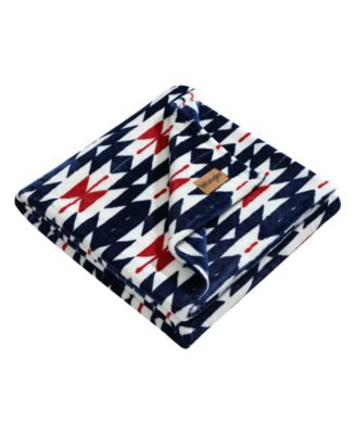 Флисовый плед из ультрамягкого плюша с принтом Wrangler Americana, 50