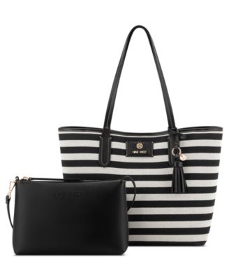 Большая сумка-тоут Nine West Nori 2 в 1 коричневого цвета