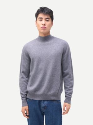 Неподвластный времени мужской кашемировый свитер с имитацией шеи Gobi Cashmere