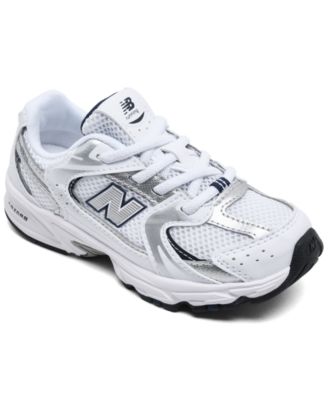 Повседневные кроссовки New Balance Toddler Kids 530 с эластичным кружевом от Finish Line white