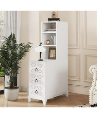Приставной столик Streamdale Furniture с 3 выдвижными ящиками и полками