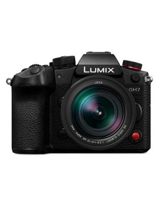Беззеркальный фотоаппарат Panasonic LUMIX GH7 с объективом LUMIX G Leica DG Vario-Elmarit 12-60 мм f/2.8-4.0 черный