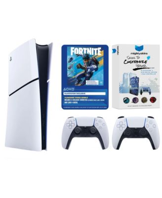 Консоль Sony PlayStation 5 Digital Fortnite Flowering Chaos, белая