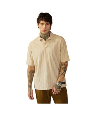 Мужская тактильная футболка-поло оверсайз Campus Sutra