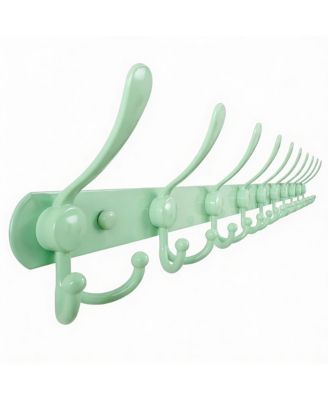 Вешалка для одежды YIGII Heavy Duty 38" с 10 тройными крючками для прихожей