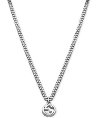 gucci necklace interlocking g